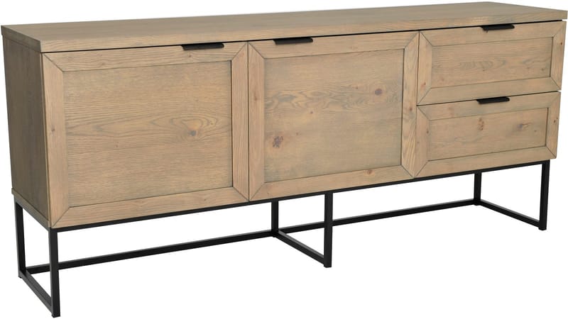 Skjenk Lindor - oljet grå eikefiner - Oppbevaring - Oppbevaringsmøbler - Sideboard & skjenk