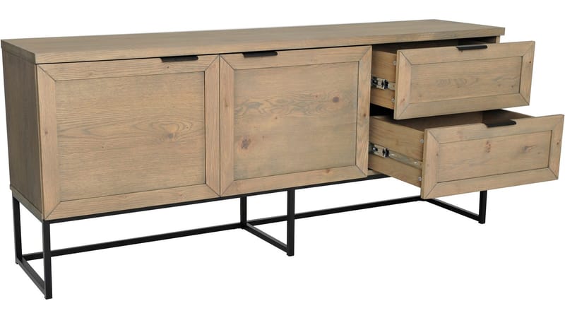 Skjenk Lindor - oljet grå eikefiner - Oppbevaring - Oppbevaringsmøbler - Sideboard & skjenk