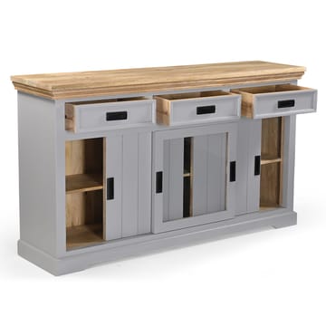 Skjenk Loft24 Alpinist - Grå og naturtre - Oppbevaring - Oppbevaringsmøbler - Sideboard & skjenk