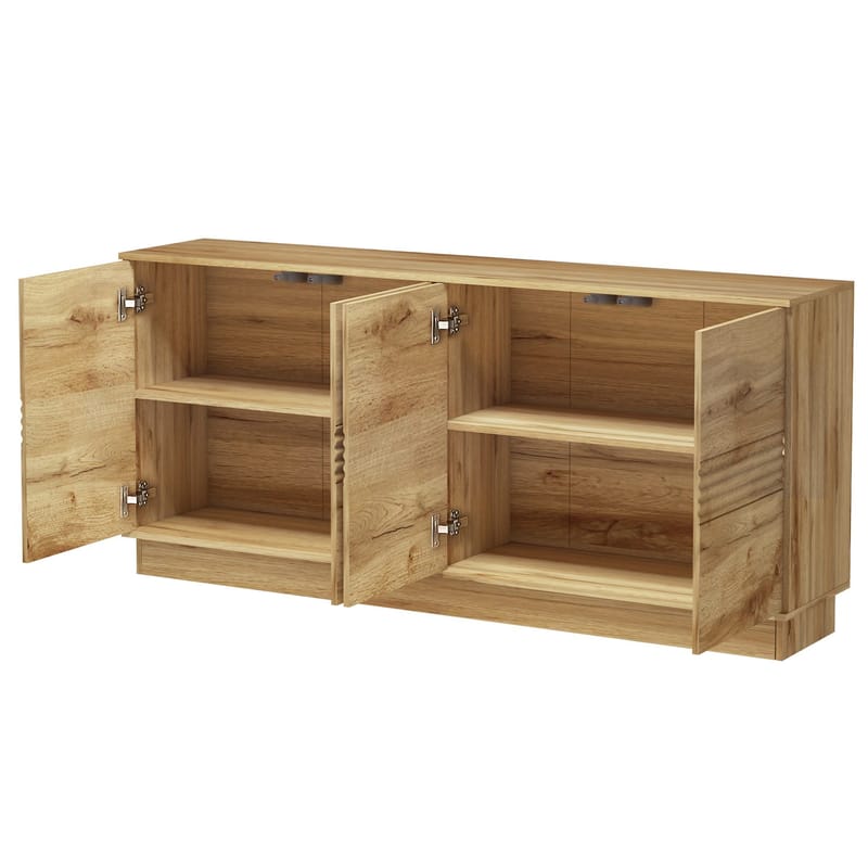 Skjenk Loft24 Toro Wotan-eik - Wotan-eik - Oppbevaring - Oppbevaringsmøbler - Sideboard & skjenk