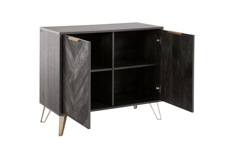 Skjenk Mørkt tre 90x40x75 cm - 90x40x75 cm - Oppbevaring - Oppbevaringsmøbler - Sideboard & skjenk
