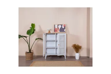 Skjenk Mjudi Hvit / Eik - Hvit / Eik - Oppbevaring - Oppbevaringsmøbler - Sideboard & skjenk