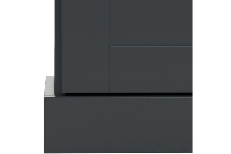 Skjenk Motala Antrasitt/Eik - Antrasitt/Eik - Oppbevaring - Oppbevaringsmøbler - Sideboard & skjenk