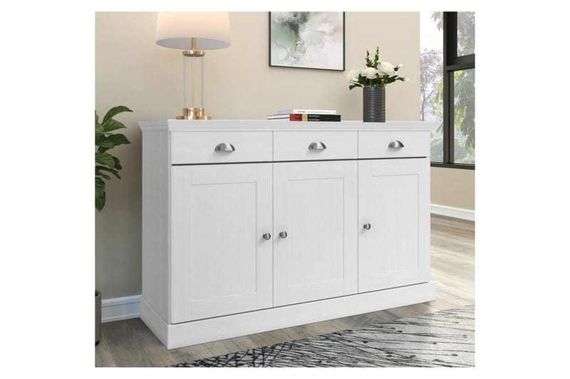Skjenk Motala Hvit - Hvit - Oppbevaring - Oppbevaringsmøbler - Sideboard & skjenk