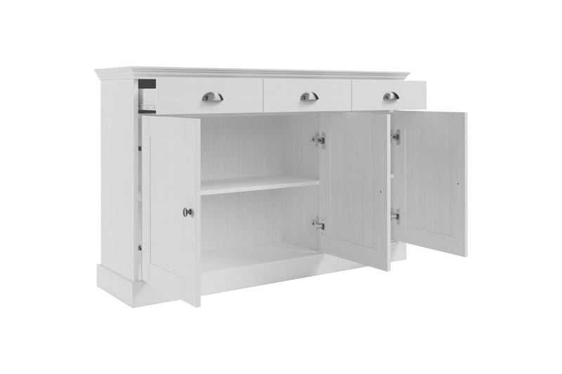 Skjenk Motala Hvit - Hvit - Oppbevaring - Oppbevaringsmøbler - Sideboard & skjenk