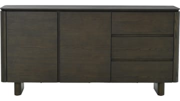 Skjenk NFG Aldon 3 skuffer/2 dører Brun - brunlakkert eik - Oppbevaring - Oppbevaringsmøbler - Sideboard & skjenk