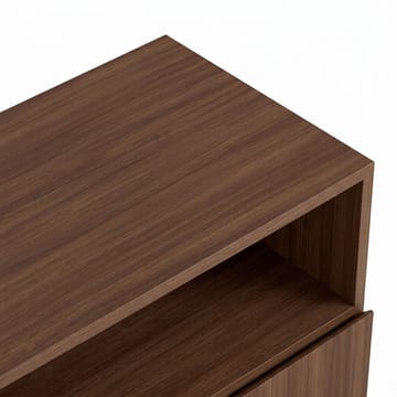 Skjenk Nordure Palmer (80 x 80 x 40 cm) Milano Valnøtt Svart - Milano valnøtt og svart - Oppbevaring - Oppbevaringsmøbler - Sideboard & skjenk