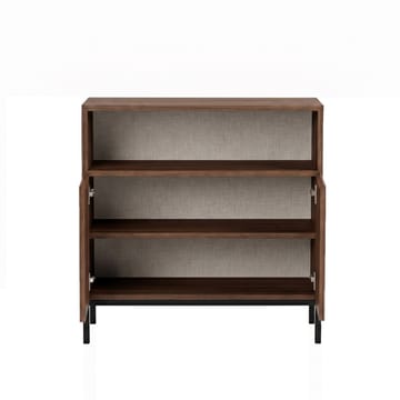 Skjenk Nordure Palmer (80 x 80 x 40 cm) Milano Valnøtt Svart - Milano valnøtt og svart - Oppbevaring - Oppbevaringsmøbler - Sideboard & skjenk