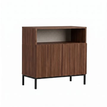 Skjenk Nordure Palmer (80 x 80 x 40 cm) Milano Valnøtt Svart - Milano valnøtt og svart - Oppbevaring - Oppbevaringsmøbler - Sideboard & skjenk