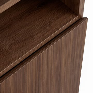 Skjenk Nordure Palmer (80 x 80 x 40 cm) Milano Valnøtt Svart - Milano valnøtt og svart - Oppbevaring - Oppbevaringsmøbler - Sideboard & skjenk