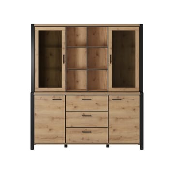 Skjenk- og vitrinesett Aktiv 4 dører, 3 skuffer 04+26 - Oppbevaring - Oppbevaringsmøbler - Kommode