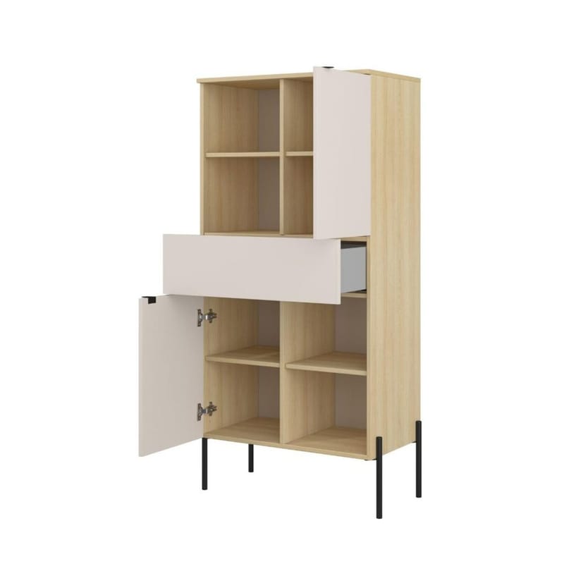 Skjenk Ore 2 Dører 1 Skuff Highboard - Oppbevaring - Oppbevaringsmøbler - Sideboard & skjenk