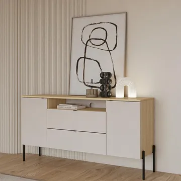 Skjenk Ore 2 dører med 2 skuffer - Kasjmir - Oppbevaring - Oppbevaringsmøbler - Sideboard & skjenk