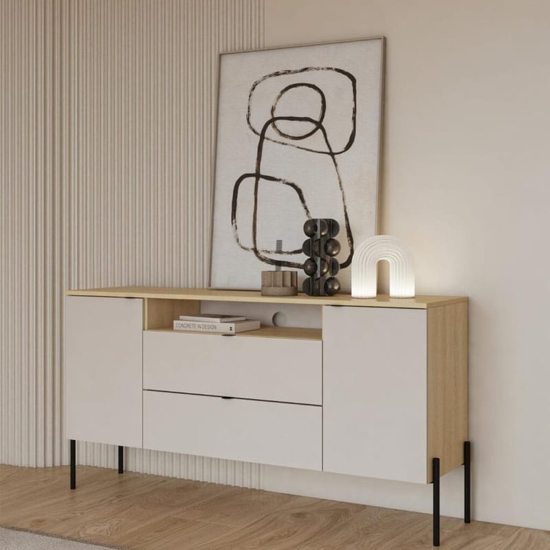 Skjenk Ore 2 dører med 2 skuffer - Kasjmir - Oppbevaring - Oppbevaringsmøbler - Sideboard & skjenk