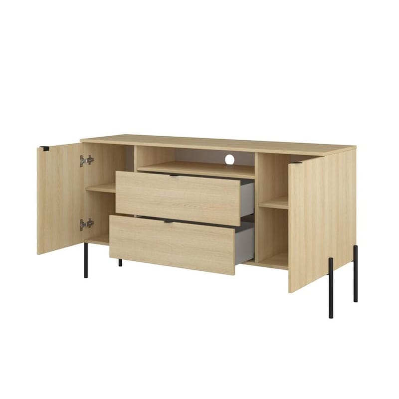 Skjenk Ore 2 Dører med 2 Skuffer - Lindberg Eik - Oppbevaring - Oppbevaringsmøbler - Sideboard & skjenk