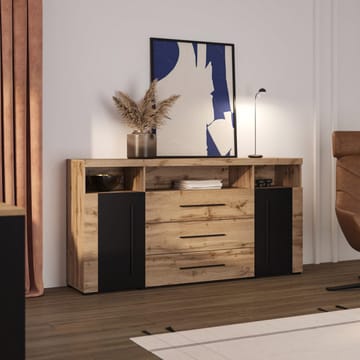 Skjenk Roger 2 Dører med 3 Skuffer - Wotan eik, 182 cm - Oppbevaring - Oppbevaringsmøbler - Sideboard & skjenk