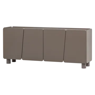 Skjenk Root 200 cm - Trøffelbrun - Oppbevaring - Oppbevaringsmøbler - Sideboard & skjenk