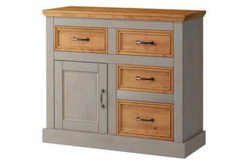 Skjenk Selma 100x38x87 cm, Grå/Beis/Voks - 100x38x87 cm, Grå/Beis/Voks - Oppbevaring - Oppbevaringsmøbler - Sideboard & skjenk