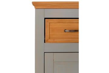 Skjenk Selma 100x38x87 cm, Grå/Beis/Voks - 100x38x87 cm, Grå/Beis/Voks - Oppbevaring - Oppbevaringsmøbler - Sideboard & skjenk