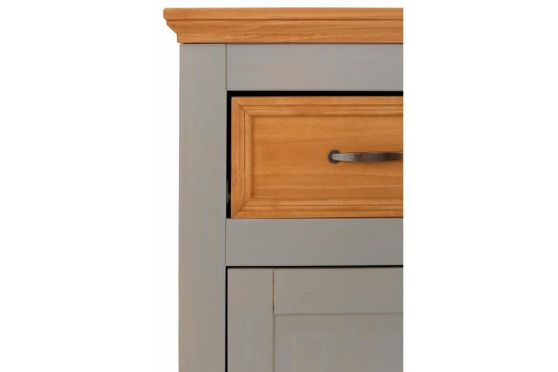 Skjenk Selma 100x38x87 cm, Grå/Beis/Voks - 100x38x87 cm, Grå/Beis/Voks - Oppbevaring - Oppbevaringsmøbler - Sideboard & skjenk