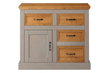 Skjenk Selma 100x38x87 cm, Grå/Beis/Voks - 100x38x87 cm, Grå/Beis/Voks - Oppbevaring - Oppbevaringsmøbler - Sideboard & skjenk