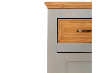 Skjenk Selma 145x38x87 cm, Grå/Beis/Voks - 145x38x87 cm, Grå/Beis/Voks - Oppbevaring - Oppbevaringsmøbler - Sideboard & skjenk