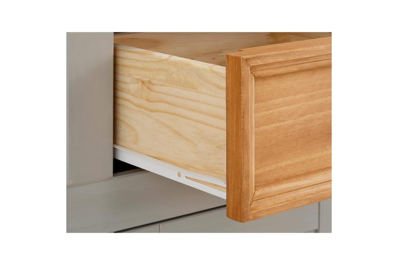 Skjenk Selma 145x38x87 cm, Grå/Beis/Voks - 145x38x87 cm, Grå/Beis/Voks - Oppbevaring - Oppbevaringsmøbler - Sideboard & skjenk