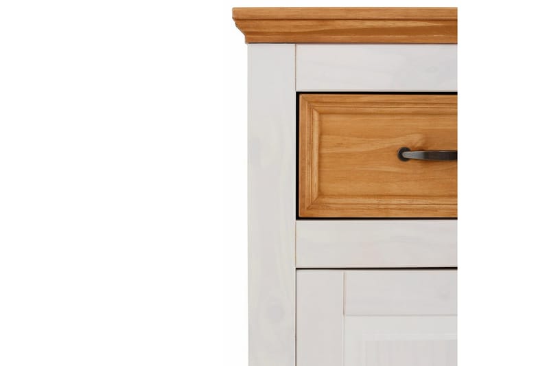 Skjenk Selma 145x38x87 cm, Hvit/Beis/Voks - 145x38x87 cm, Hvit/Beis/Voks - Oppbevaring - Oppbevaringsmøbler - Sideboard & skjenk