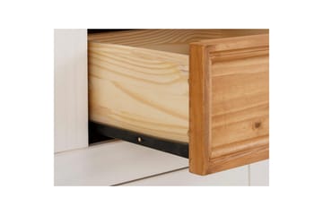 Skjenk Selma 145x38x87 cm, Hvit/Beis/Voks - 145x38x87 cm, Hvit/Beis/Voks - Oppbevaring - Oppbevaringsmøbler - Sideboard & skjenk