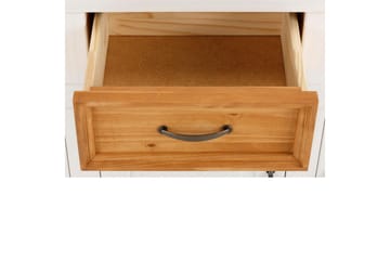 Skjenk Selma 145x38x87 cm, Hvit/Beis/Voks - 145x38x87 cm, Hvit/Beis/Voks - Oppbevaring - Oppbevaringsmøbler - Sideboard & skjenk