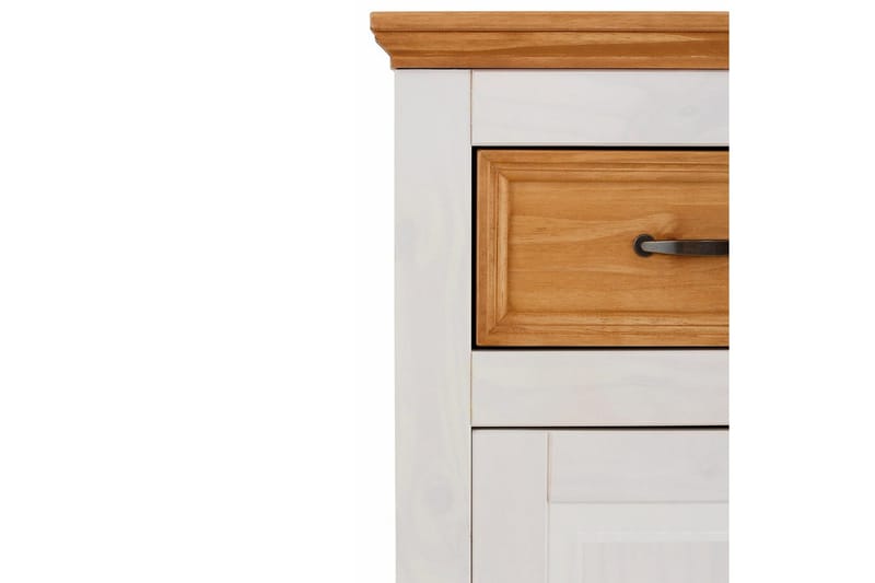 Skjenk Selma 145x38x87 cm, Hvit/Beis/Voks - 145x38x87 cm, Hvit/Beis/Voks - Oppbevaring - Oppbevaringsmøbler - Sideboard & skjenk