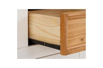 Skjenk Selma 145x38x87 cm, Hvit/Beis/Voks - 145x38x87 cm, Hvit/Beis/Voks - Oppbevaring - Oppbevaringsmøbler - Sideboard & skjenk