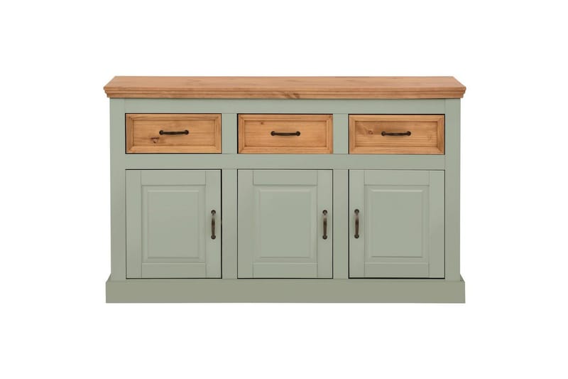 Skjenk Selma 145x38x87 cm, Salviegrønn/Beis/Voks - 145x38x87 cm, Salviegrønn/Beis/Voks - Oppbevaring - Oppbevaringsmøbler - Sideboard & skjenk