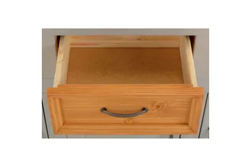 Skjenk Selma 190x38x87, Grå/Beis/Voks - 190x38x87, Grå/Beis/Voks - Oppbevaring - Oppbevaringsmøbler - Sideboard & skjenk