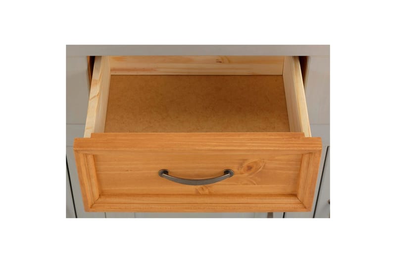 Skjenk Selma 190x38x87, Grå/Beis/Voks - 190x38x87, Grå/Beis/Voks - Oppbevaring - Oppbevaringsmøbler - Sideboard & skjenk