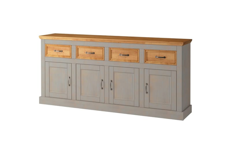 Skjenk Selma 190x38x87, Grå/Beis/Voks - 190x38x87, Grå/Beis/Voks - Oppbevaring - Oppbevaringsmøbler - Sideboard & skjenk