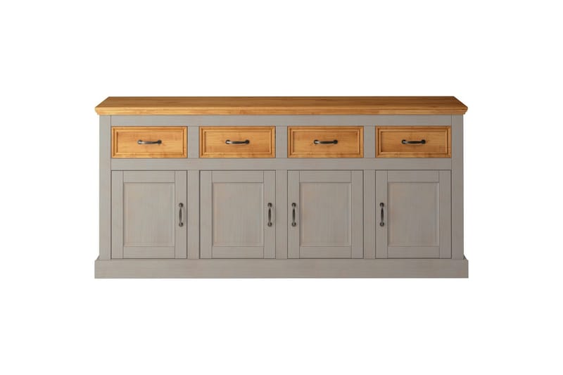Skjenk Selma 190x38x87, Grå/Beis/Voks - 190x38x87, Grå/Beis/Voks - Oppbevaring - Oppbevaringsmøbler - Sideboard & skjenk