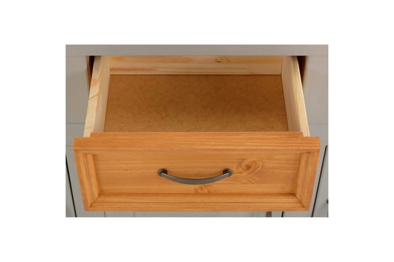 Skjenk Selma 190x38x87, Grå/Beis/Voks - 190x38x87, Grå/Beis/Voks - Oppbevaring - Oppbevaringsmøbler - Sideboard & skjenk