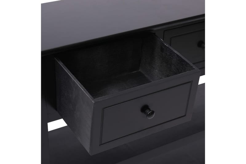 Skjenk svart 115x30x76 cm tre - Svart - Sideboard & skjenk