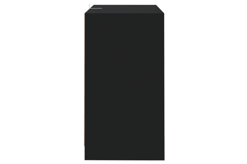 Skjenk svart 70x41x75 cm sponplate - Svart - Sideboard & skjenk
