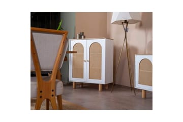 Skjenk Terra Hvit / Eik - Natur/Hvit - Oppbevaring - Oppbevaringsmøbler - Sideboard & skjenk