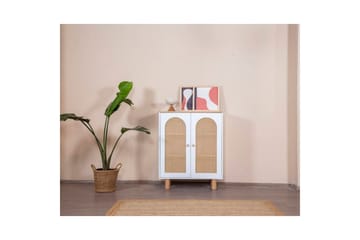 Skjenk Terra Hvit / Eik - Natur/Hvit - Oppbevaring - Oppbevaringsmøbler - Sideboard & skjenk