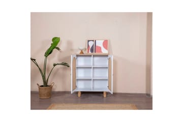 Skjenk Terra Hvit / Eik - Natur/Hvit - Oppbevaring - Oppbevaringsmøbler - Sideboard & skjenk