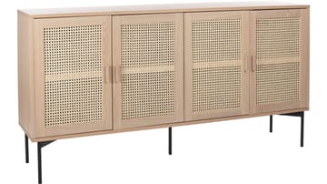 Skjenk Traunfled 4 Dører - Hvitpigmentert - Oppbevaring - Oppbevaringsmøbler - Sideboard & skjenk