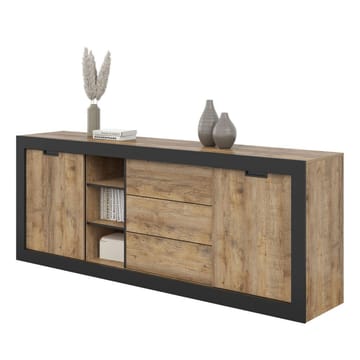 Skjenk Tudor 2 dører med 3 skuffer - 85 cm - Oppbevaring - Oppbevaringsmøbler - Sideboard & skjenk