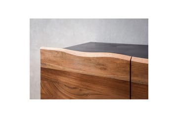Skjenk Wohnling Massivt treverk trekanter 180 cm 4 dører industriell - Oppbevaring - Oppbevaringsmøbler - Sideboard & skjenk