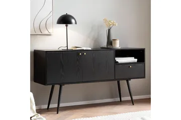 Skjenk Wohnling Melaminbelagt MDF 140 cm med 2 Dører 1 Skuff Moderne - Oppbevaring - Oppbevaringsmøbler - Sideboard & skjenk