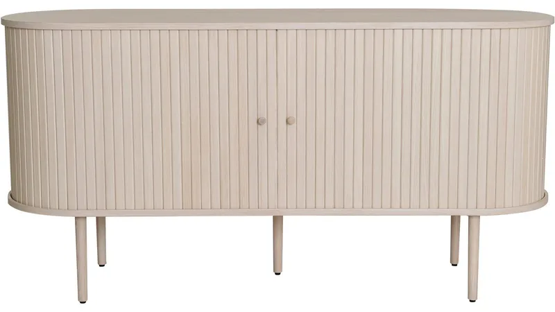 Skjenk Yngvar 150 cm, Hvitpigmentert eik