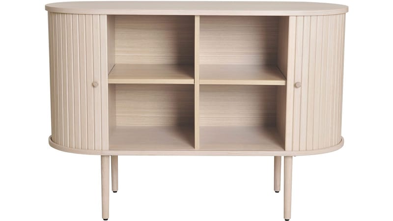 Skjenk Yngvar Hvitpigmentert Eik 110 cm - Hvitpigmentert eik - Oppbevaring - Oppbevaringsmøbler - Sideboard & skjenk