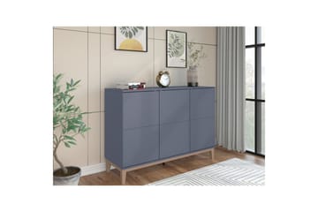 Skjenk Pelle 120x41x85 cm, Grå/Wotan Eik - 120x41x85 cm, Grå/Wotan Eik - Oppbevaring - Oppbevaringsmøbler - Sideboard & skjenk